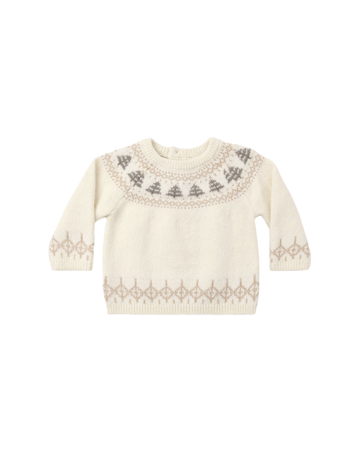 rex sweater in tree fair isle