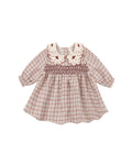 Callie dress in christmas plaid