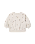 oversized crew sweatshirt in space