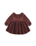 Simone dress in black cherry