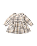 Simone dress in fall plaid