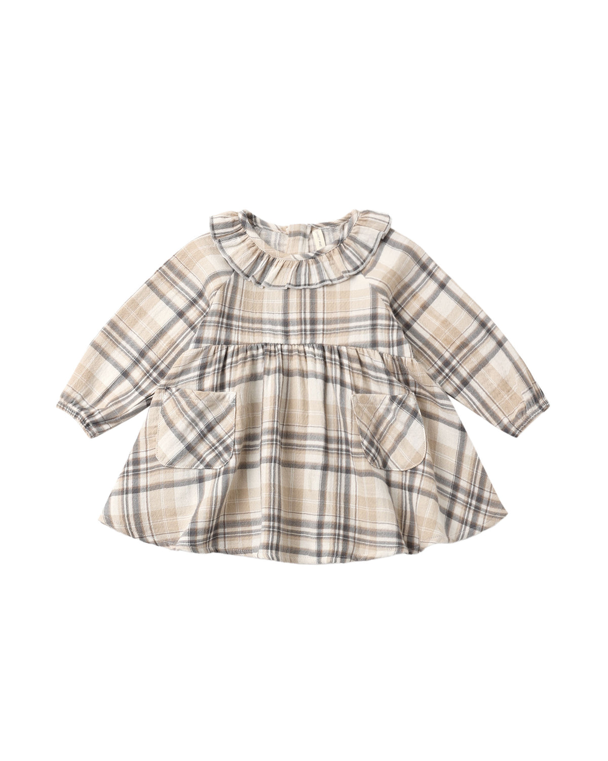 Simone dress in fall plaid