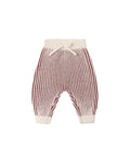 chunky knit pant in cherry stripe