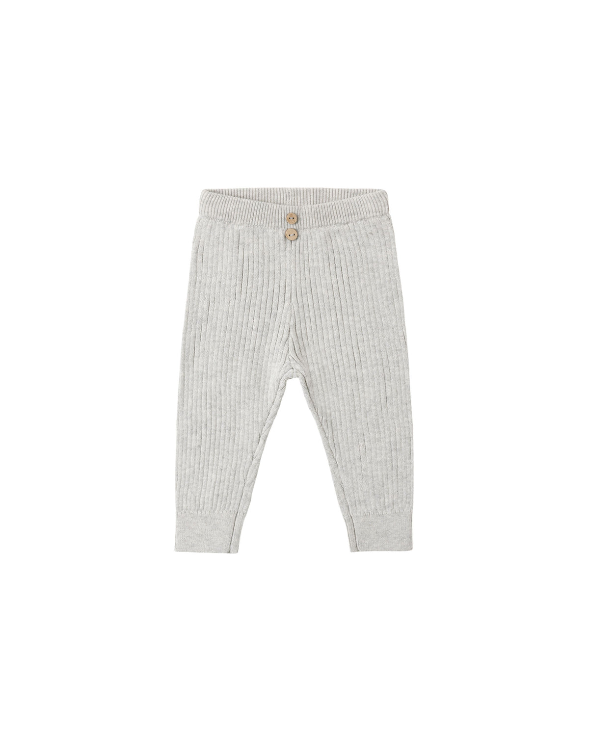 rib knit legging in heathered fog