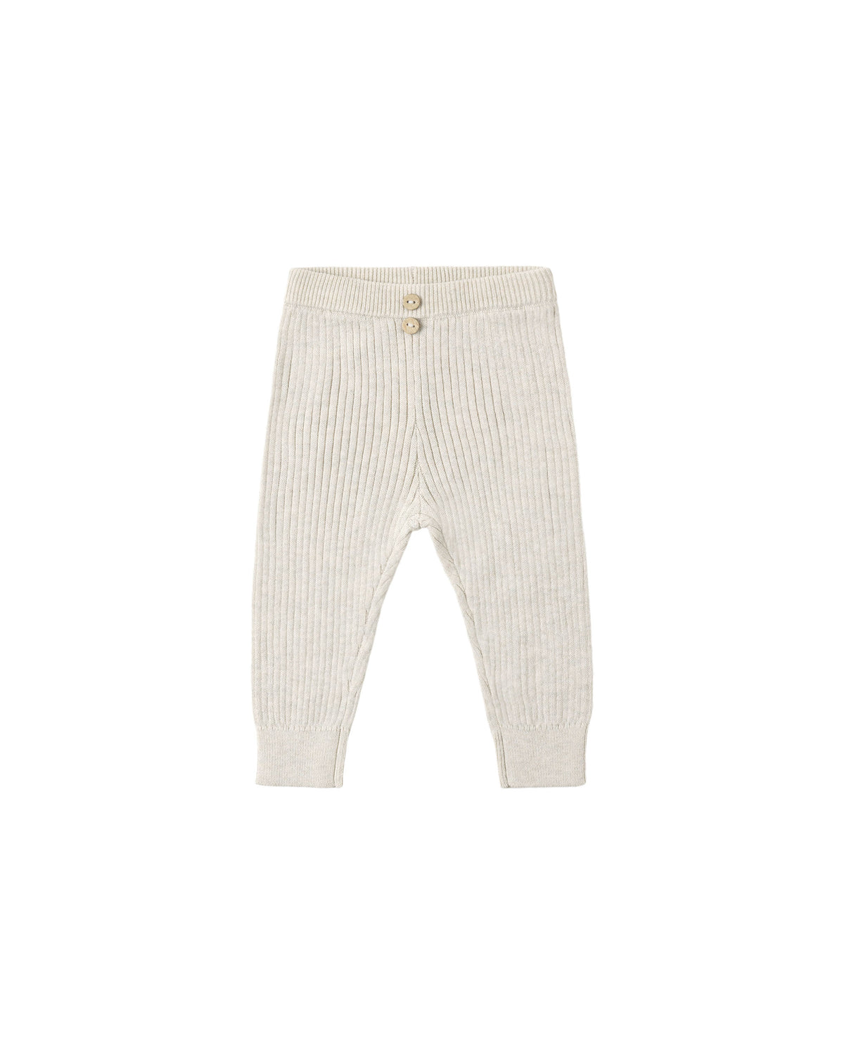 ribbed knit legging in heathered oatmeal