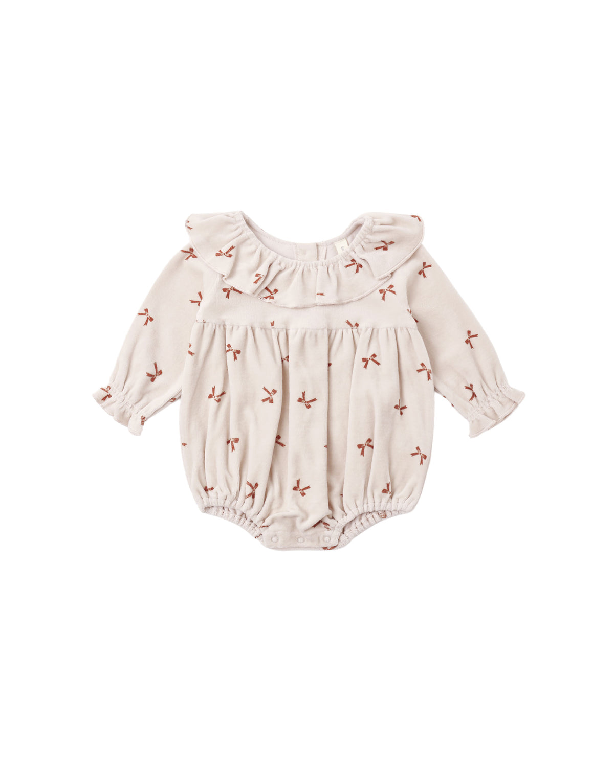wendy romper in red bows