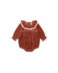 wendy romper in redwood