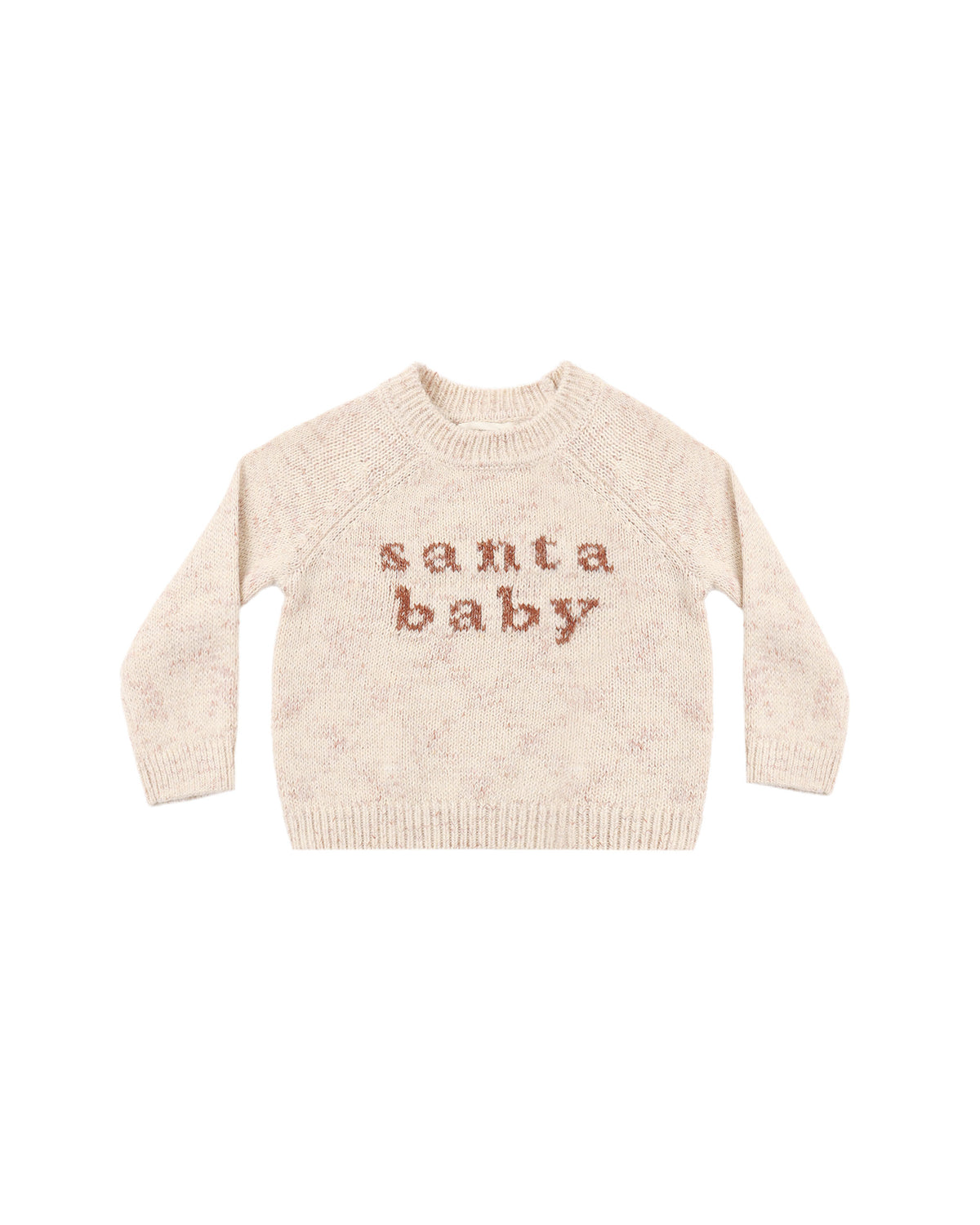 knit sweater in santa baby