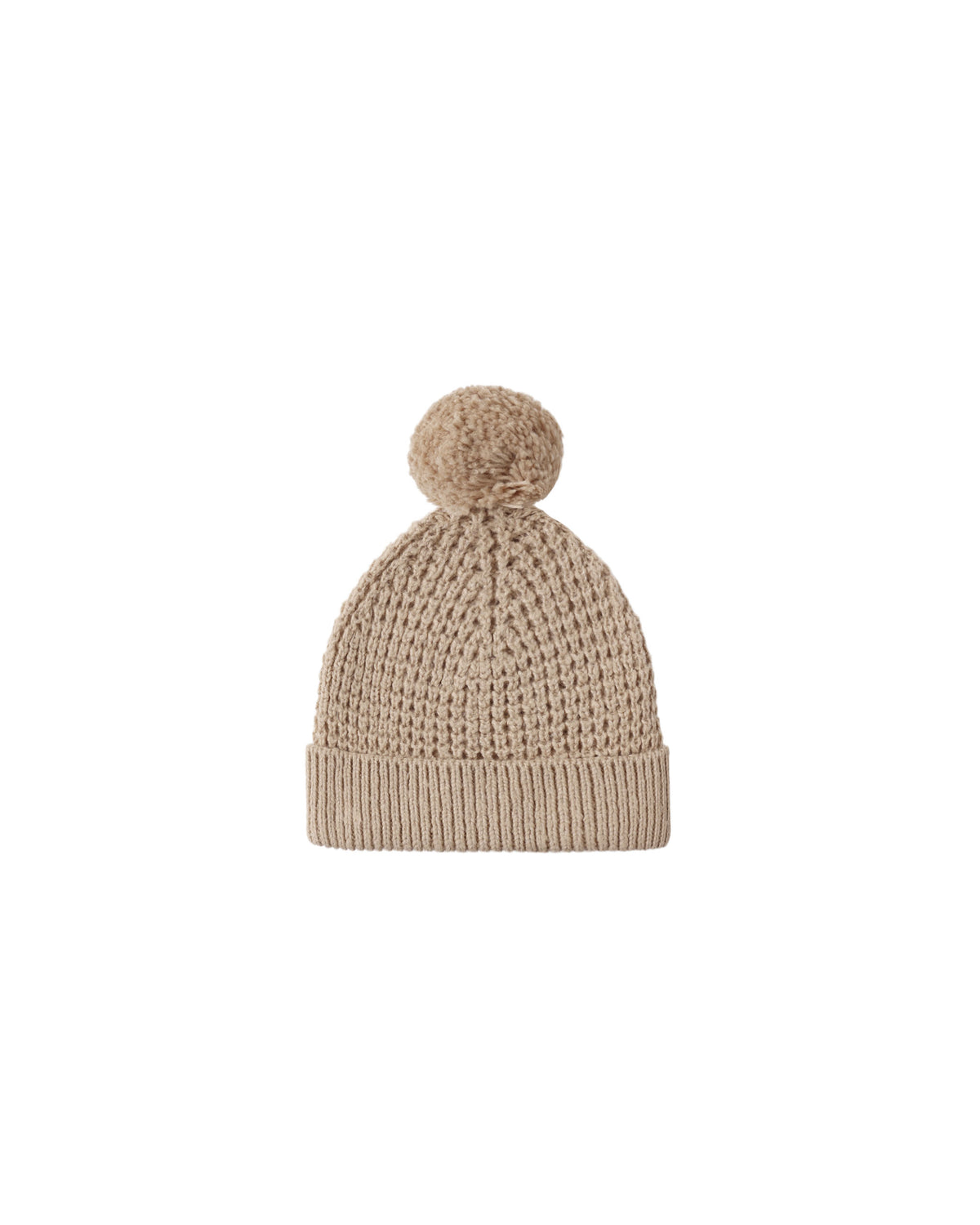 beanie in heathered latte