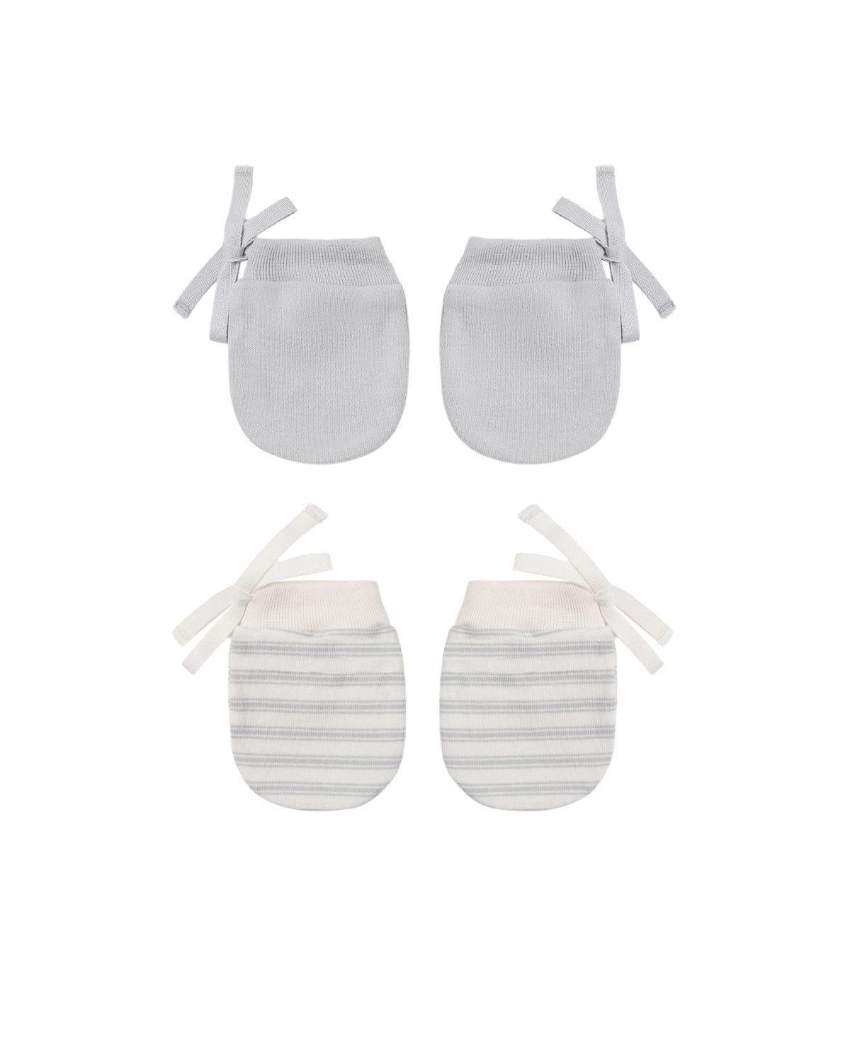 no scratch mittens, set of 2 ll cloud stripe