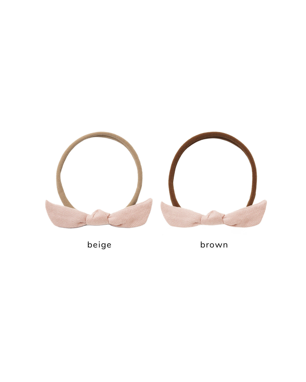 little knot headband ll dusty rose