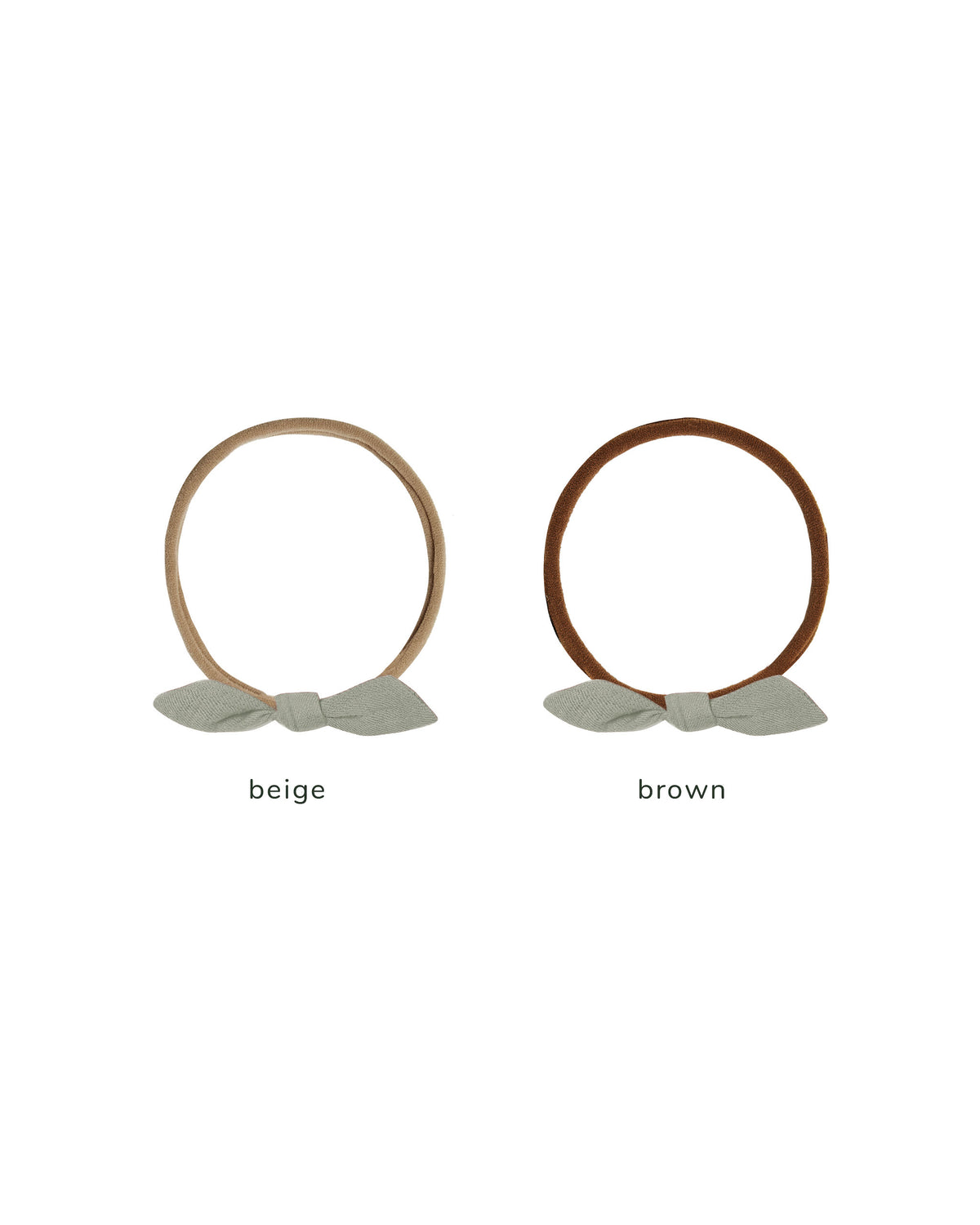 little knot headband in laurel