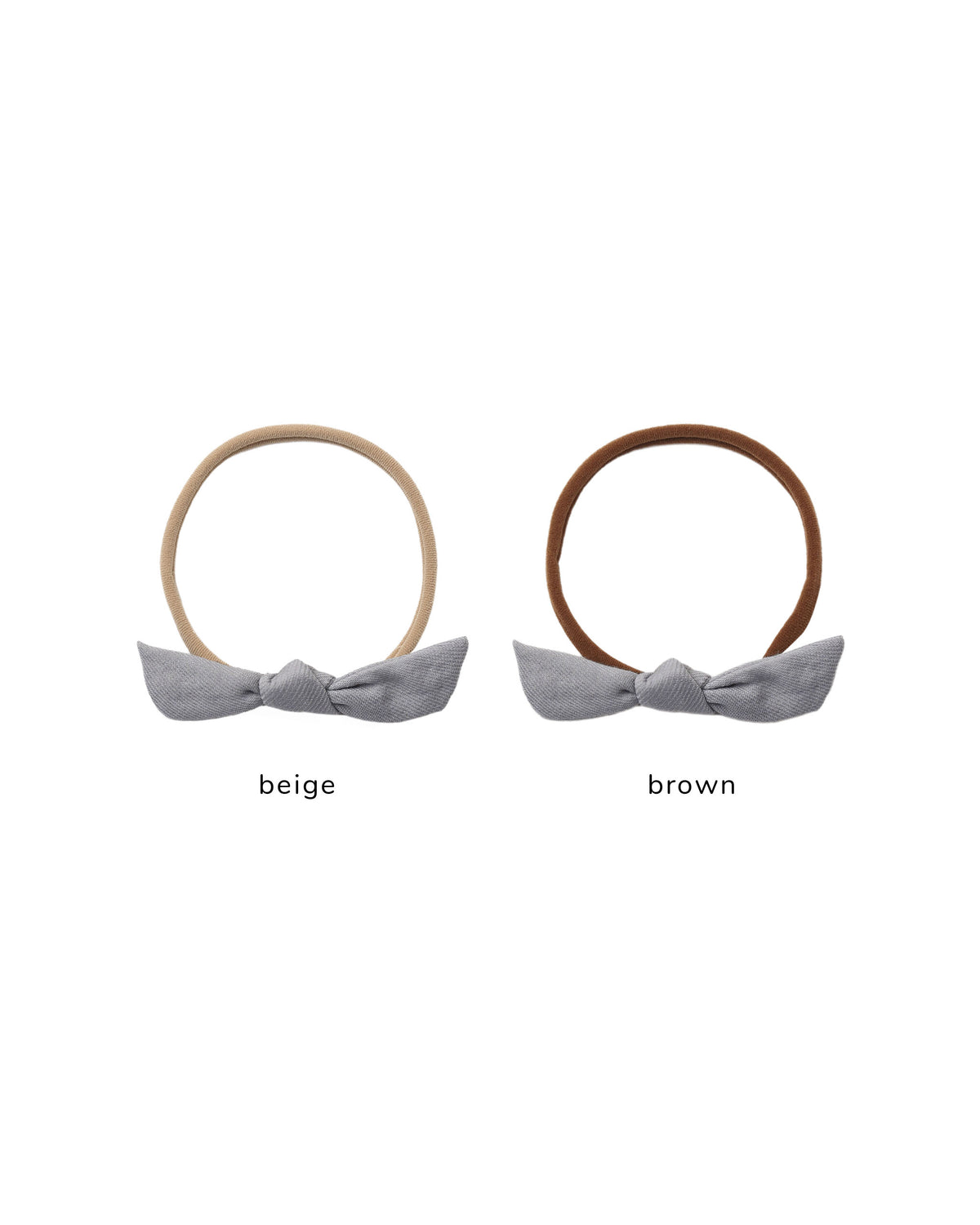 little knot headband ll slate