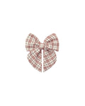 bow in christmas plaid