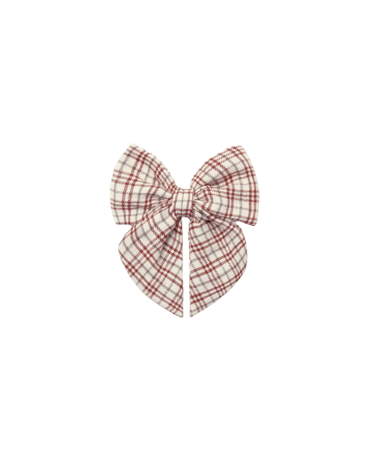 bow in christmas plaid