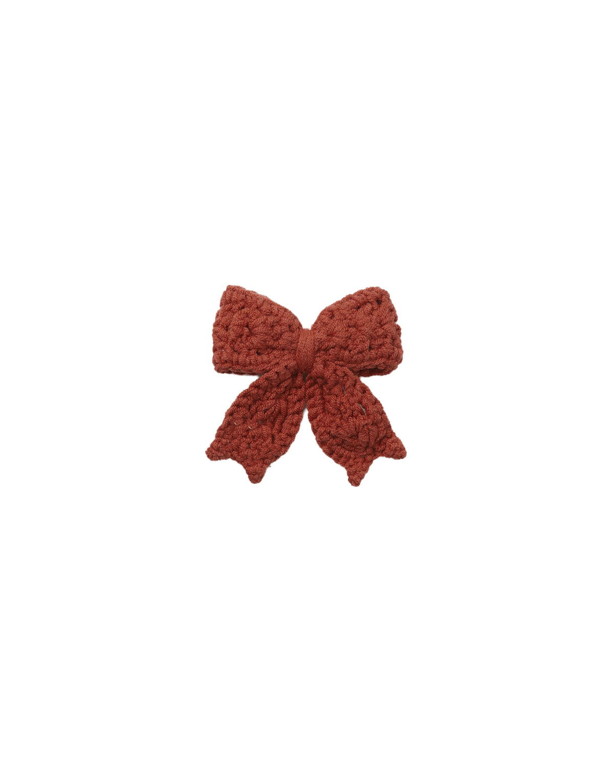 crochet bow in redwood