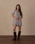 teen shiloh dress in dusty blue