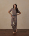 Teen knit wide leg in multi stripe