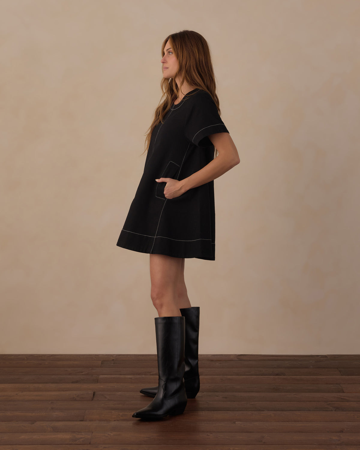 women's savannah dress in black