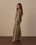 women's oversized sweatshirt in olive