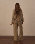 women's oversized sweatpants in olive
