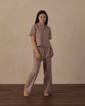 teen woven pajama set in holiday gingham