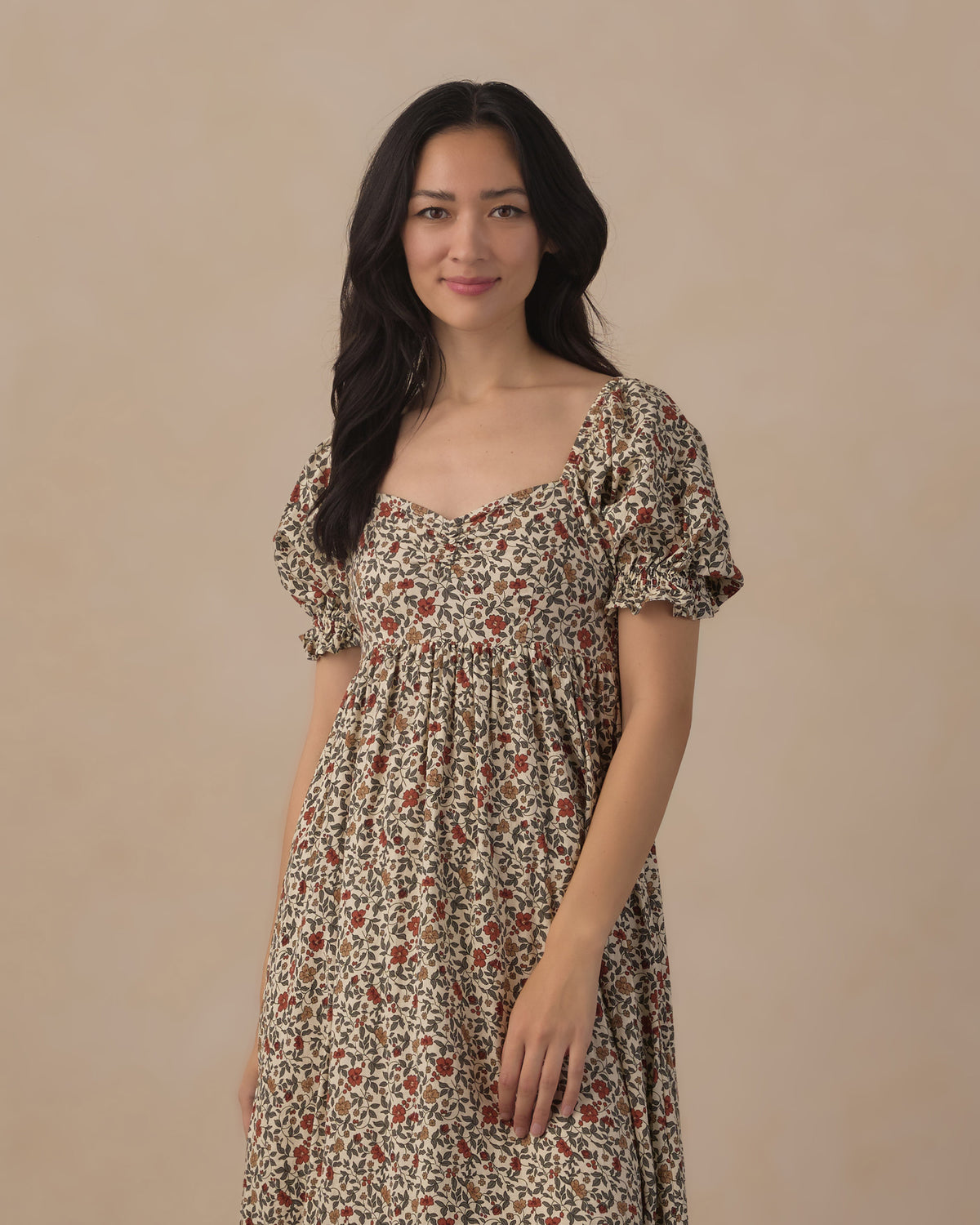 women's Chloe dress in holiday floral