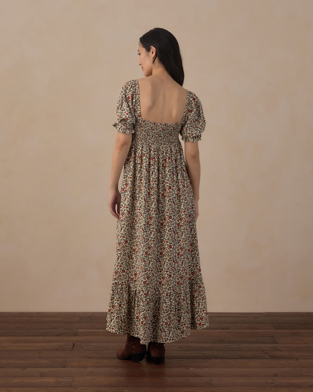 women's Chloe dress in holiday floral