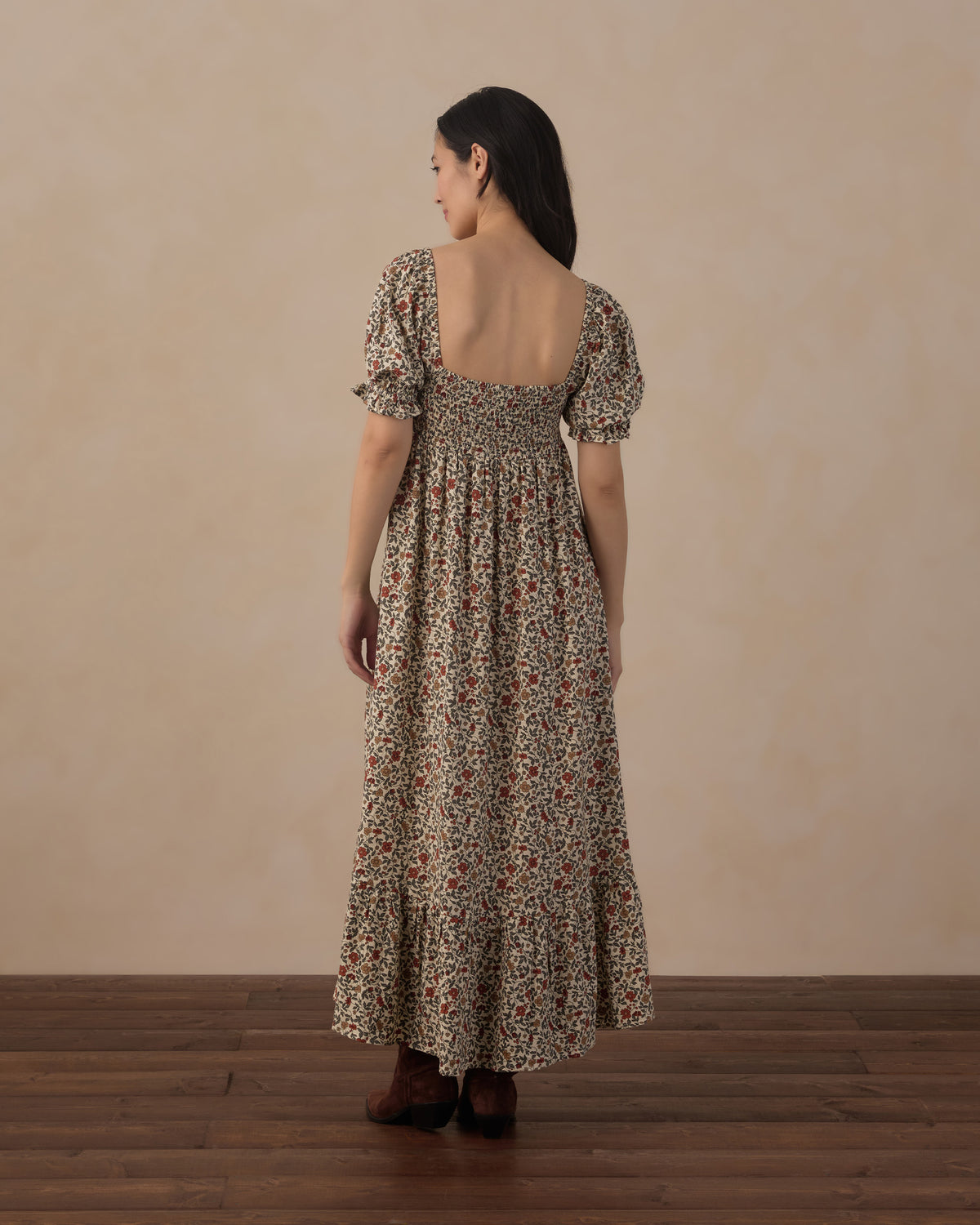 women's Chloe dress in holiday floral