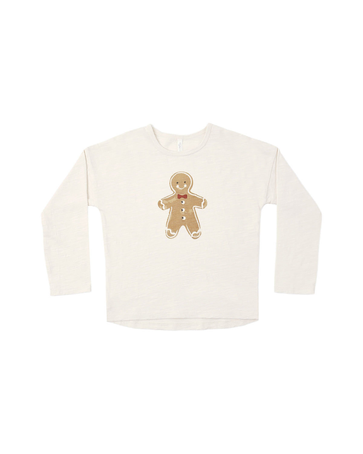 long sleeve tee in gingerbread man