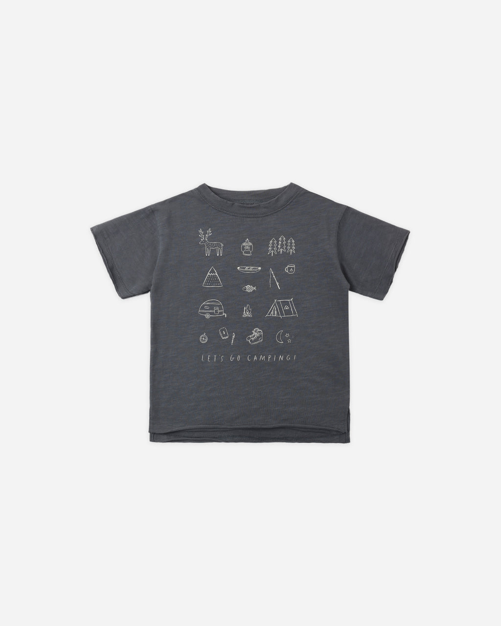 Raw Edge Tee in Let's Go Camping