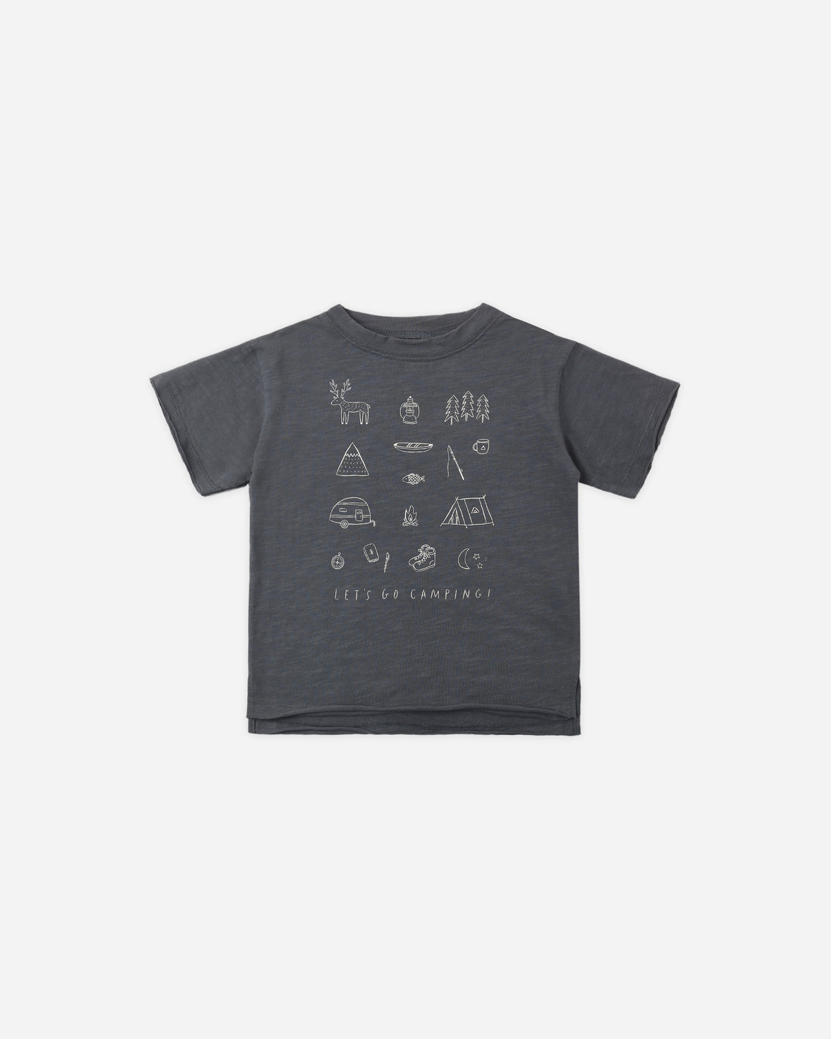 Raw Edge Tee in Let's Go Camping