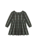 fran dress in holiday plaid
