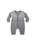 fair isle romper in slate