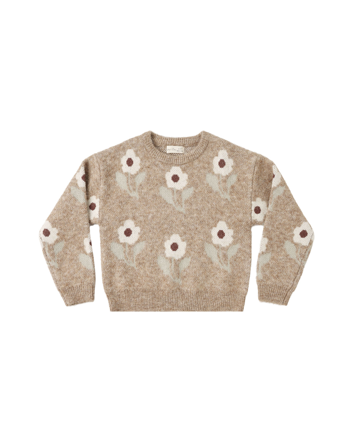 aspen sweater in fawn flower