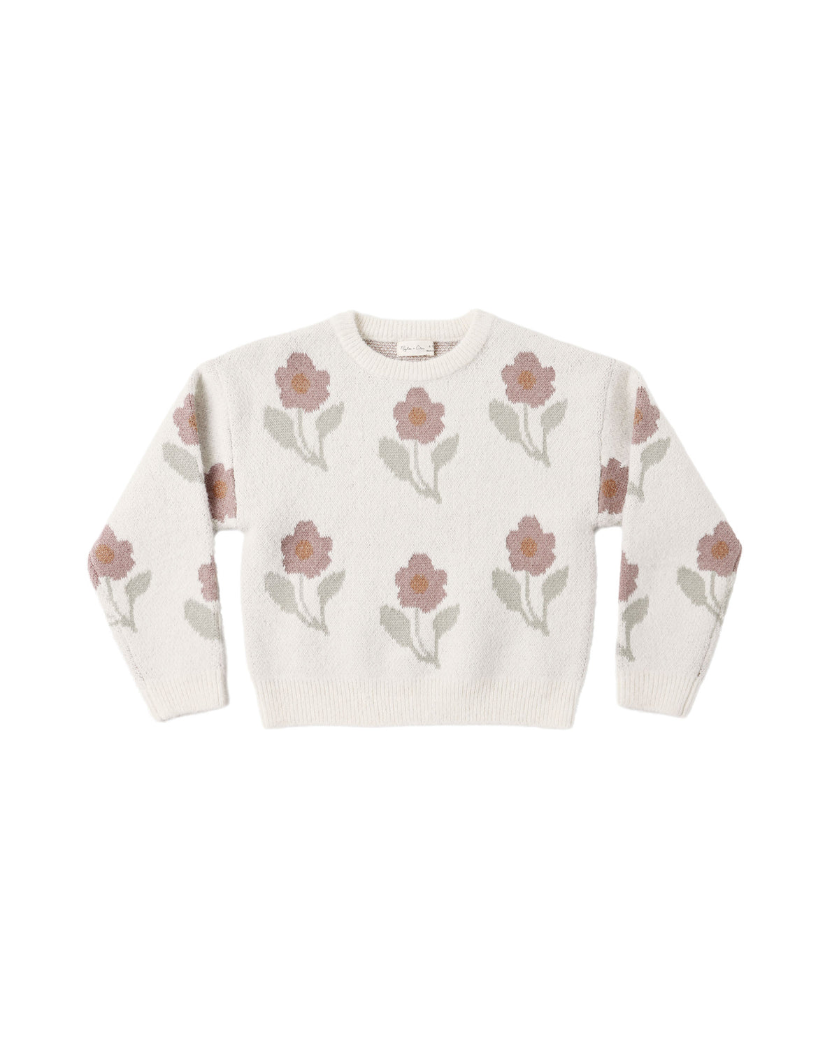 Aspen Sweater in Ivory Flower