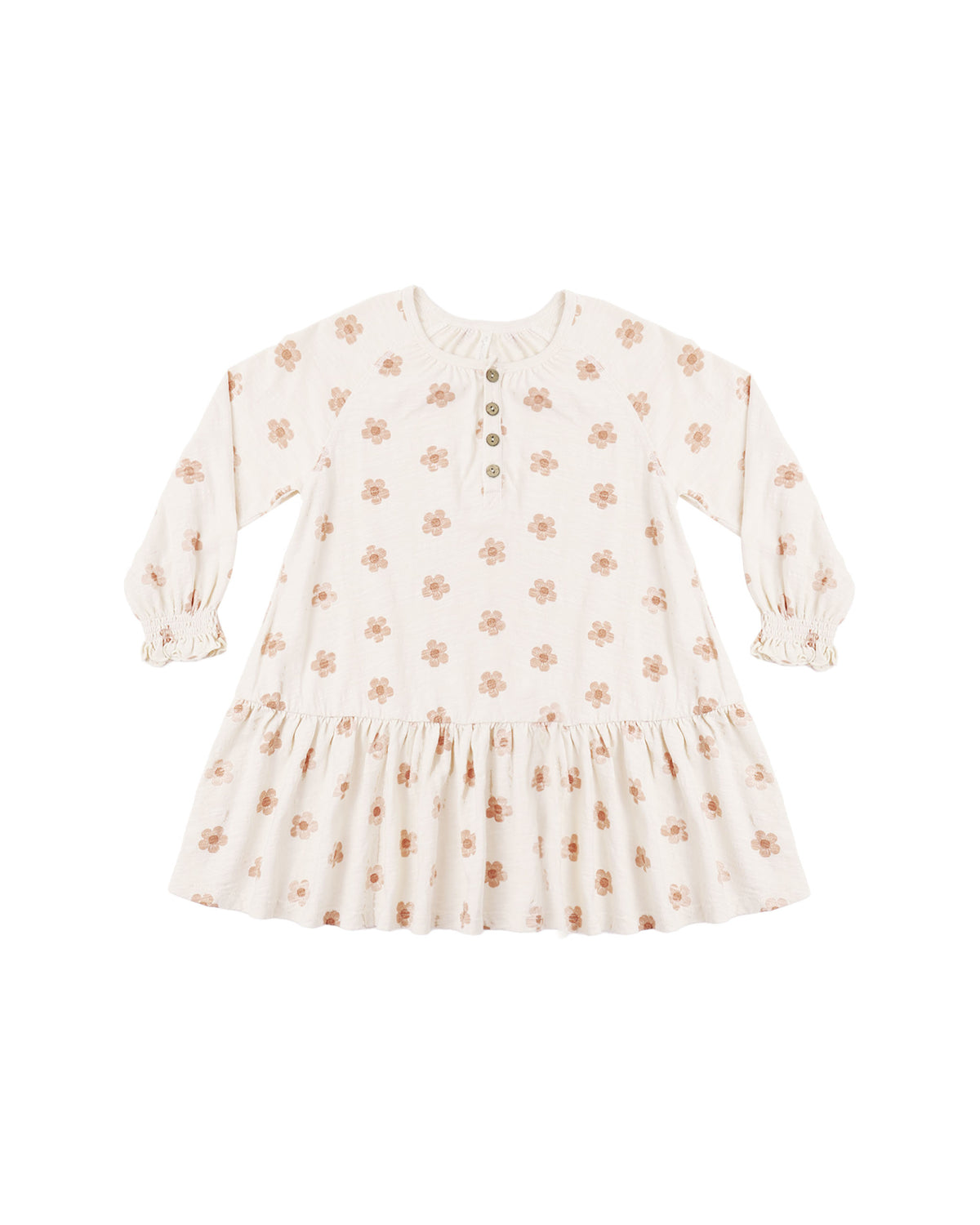 Swing Dress in Pink Daisies