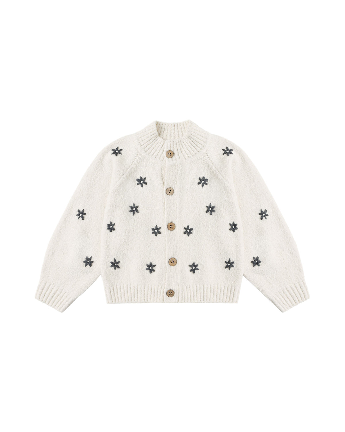 tulip cardigan in midnight daisy