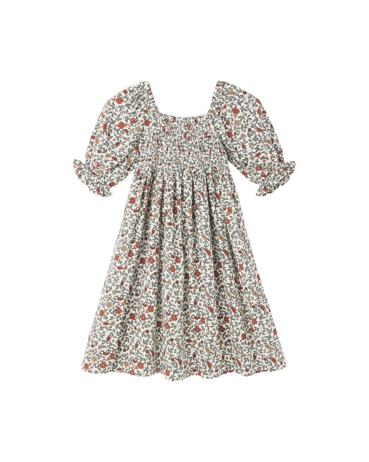 Adelaide dress in holiday floral