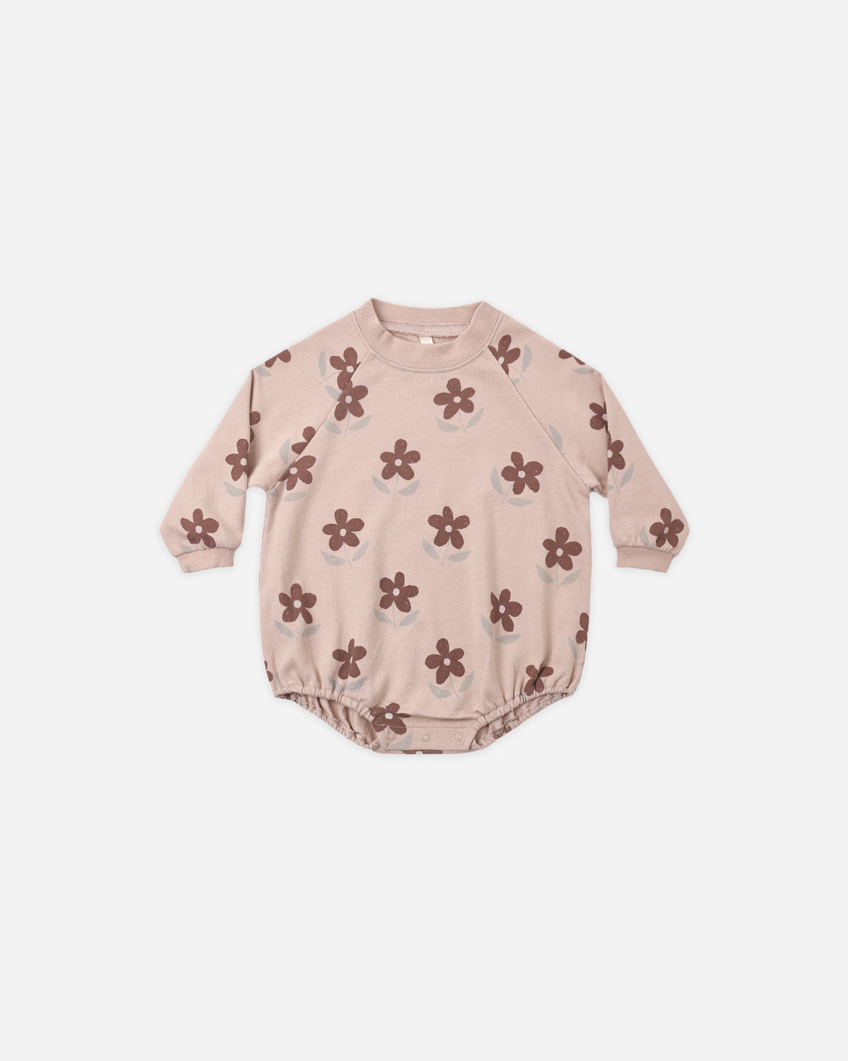 Crew Neck Romper in Daisy
