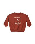 relaxed sweatshirt in merry & bright