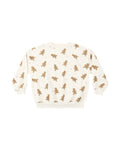 relaxed sweatshirt in gingerbread