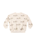 relaxed sweatshirt in reindeer