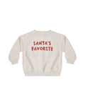 relaxed sweatshirt in Santa's favorite