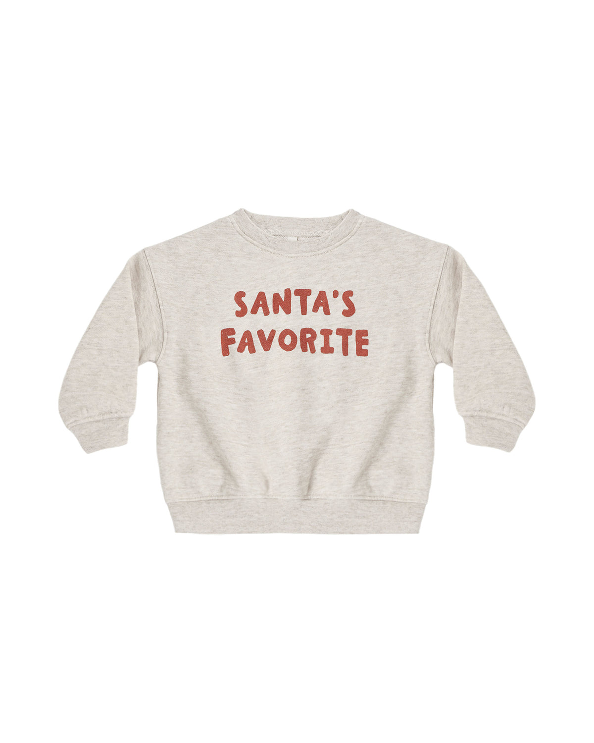 relaxed sweatshirt in Santa's favorite
