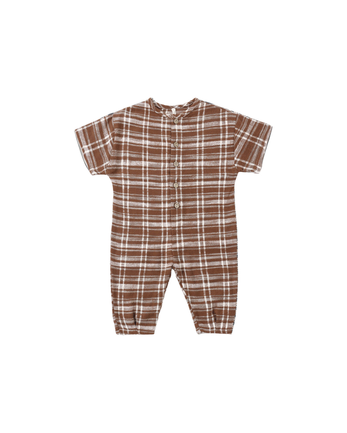 hayes jumpsuit in aspen plaid