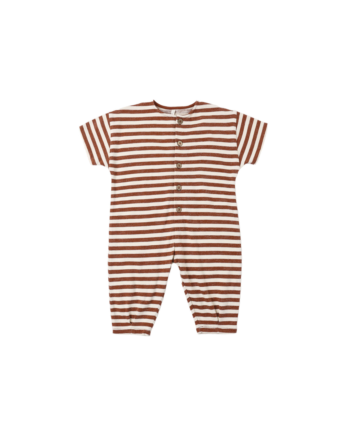 hayes jumpsuit in brick stripe