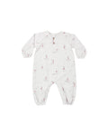 henley jumpsuit in Dalmatian