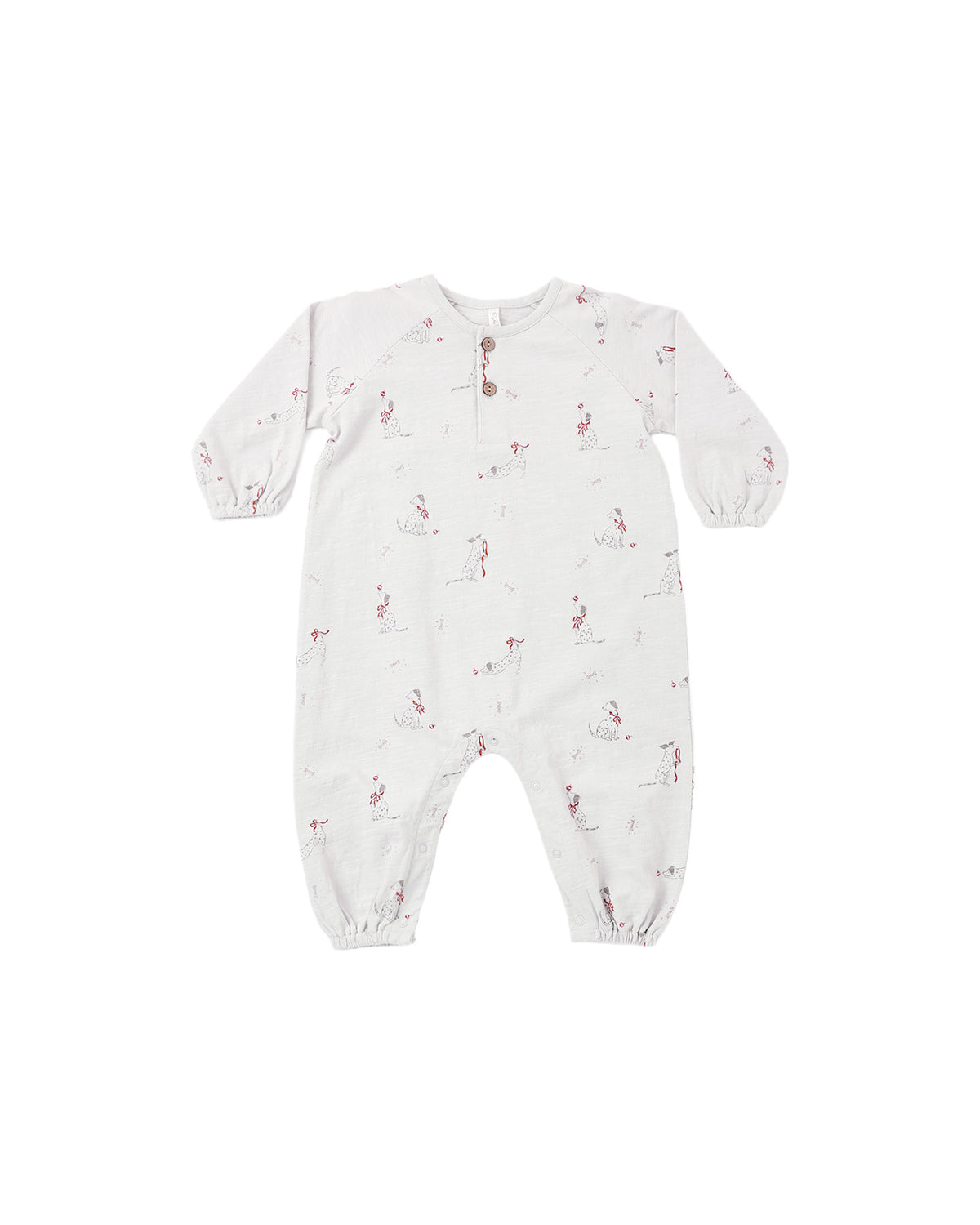 henley jumpsuit in Dalmatian
