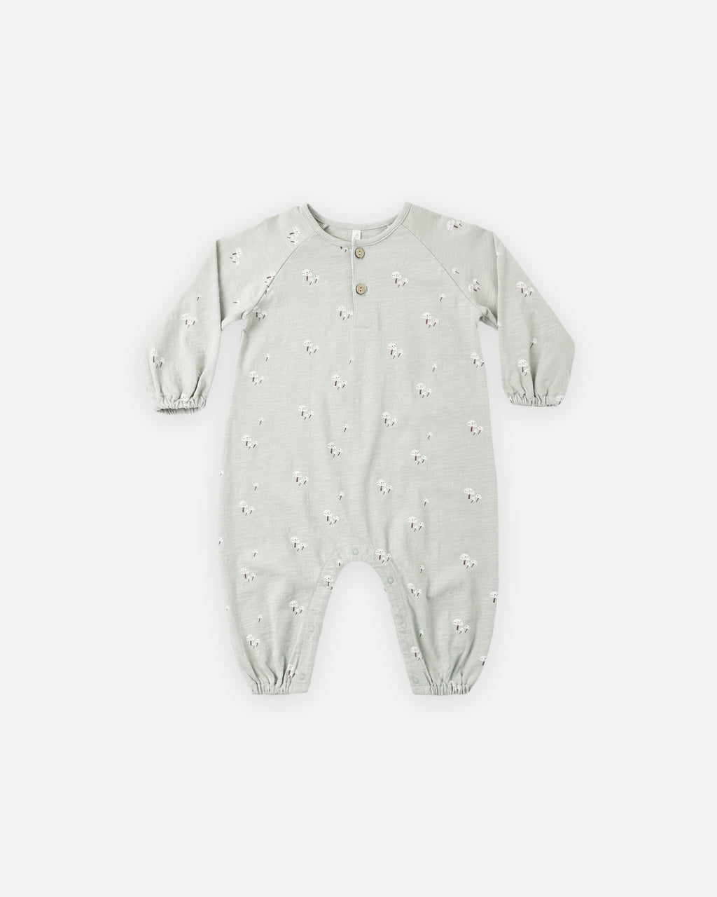 Henley Jumpsuit in Mushrooms